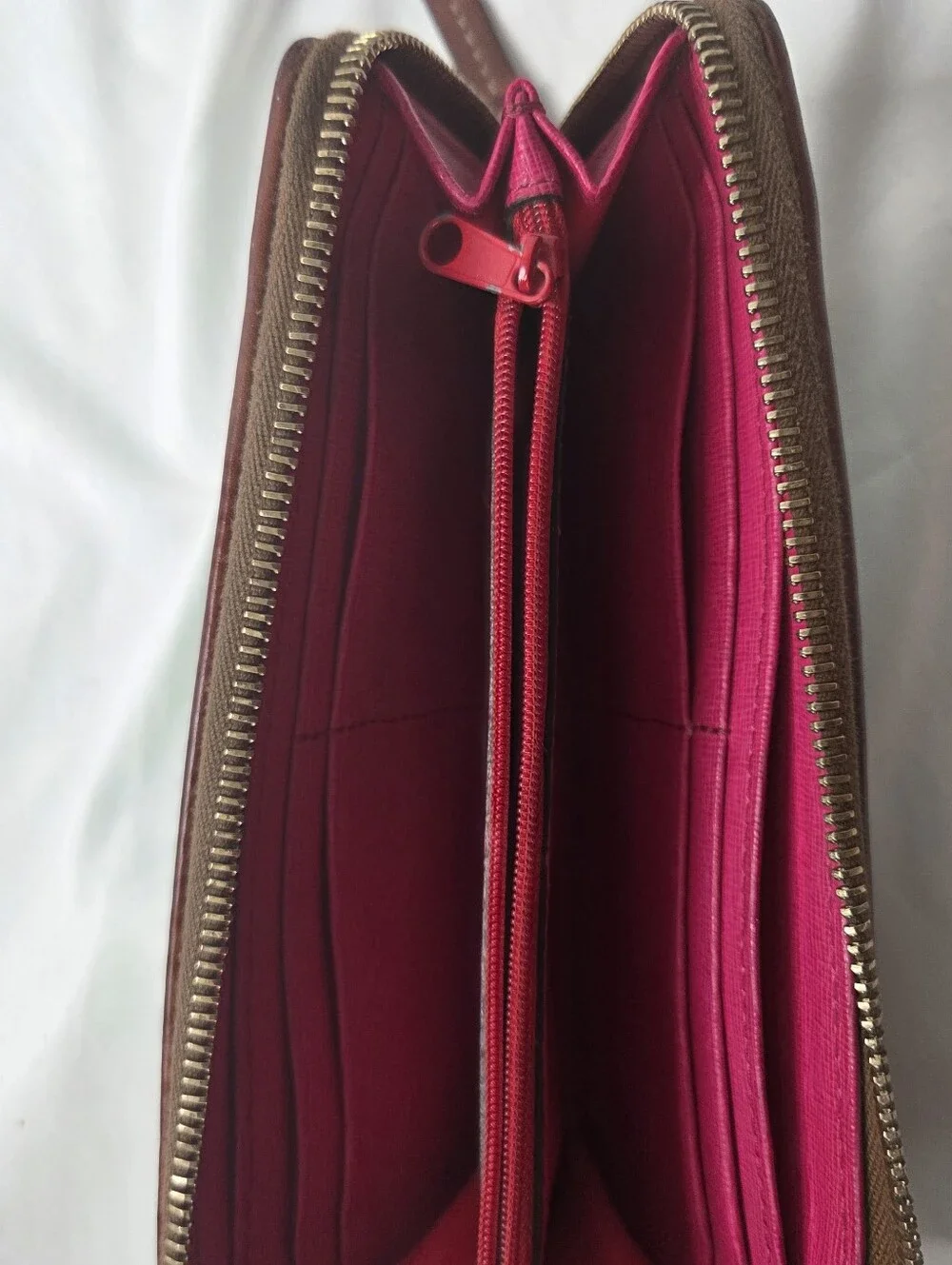 Dooney & Bourke Mint Green Zip-Around Leather Wallet